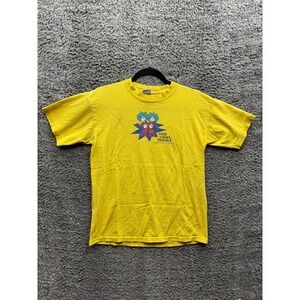 Universal Studios Dr. Seuss Here Comes Trouble Graphic T-Shirt Yellow Kid Size L